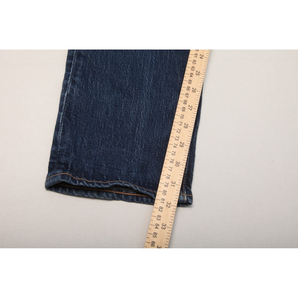 Levi's Premium Men's 33x34 Actual 33x32 Straight Leg Jeans Blue Denim - Picture 15 of 16